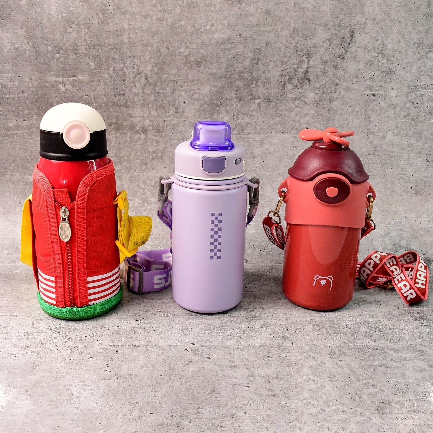 Stainless Steel Water Bottles 500 ML Approx (Mix Design & Color / 1 Pc) Stainless Steel Water Bottles 500 ML Approx (Mix Design & Color / 1 Pc)